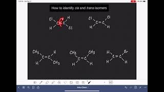 13 Identifying cis and trans isomers [upl. by Koral]