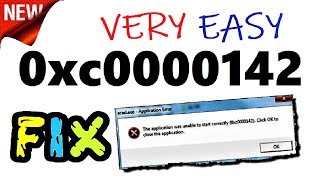 0xc0000142 Fix  How to fix Error The application was unable to start correctly [upl. by Nomla]