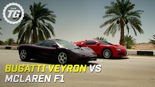 Bugatti Veyron vs McLaren F1  Top Gear [upl. by Araeic]