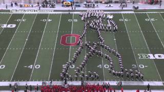 The Ohio State University Marching Band Michael Jackson Tribute Oct 19 2013 [upl. by Zined]