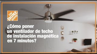 ¿Cómo instalar un ventilador de techo magnético  Ventilación y calefacción [upl. by Alphonse498]