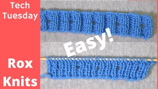 Easy Yarnover Buttonholes 2 ways  Technique Tuesday [upl. by Wolenik]