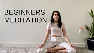 10Minute Guided Meditation For Complete Beginners  Mindful Breath amp Body Awareness [upl. by Annahsed]