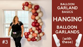 How to Hang a Balloon Garland  Balloon Garland Basics Series  DIY How To [upl. by Stratton784]