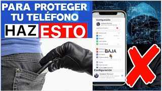 PROTEGE TU TELÉFONO MÓVIL iPhone y Android de ROBOS ajustes Seguridad y privacidad [upl. by Kcam]