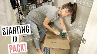 PACKING UP OUR APARTMENT  Packing and Moving Vlog  Simply Allie [upl. by Norehc]