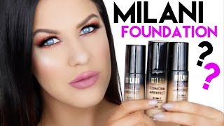 MILANI CONCEAL  PERFECT FOUNDATION FOR OILY SKIN  FIRST IMPRESSION amp REVIEW [upl. by Ivor]