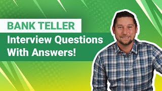 Bank Teller Interview Questions with Answers [upl. by Ylrebma]