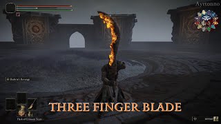 ELDEN RING  Convergence Mod Weapon Showcase  Three Finger Blade [upl. by Akcebar]