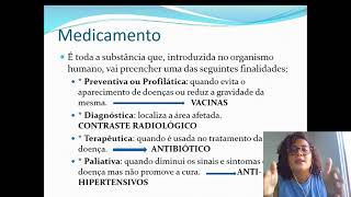 Farmacologia Aplicada a Enfermagem Aula 01 [upl. by Mavis]