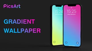 How To Make Gradient Wallpaper in PicsArt [upl. by Etnahc]