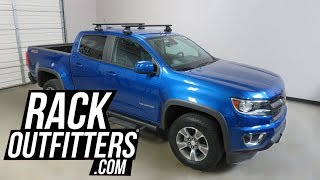 Chevrolet Colorado with Thule EVO Clamp WingBar EVO Roof Rack Crossbars [upl. by Aneeles]