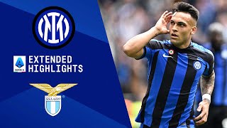 Inter vs Lazio Extended Highlights  Serie A  CBS Sports Golazo [upl. by Dez296]