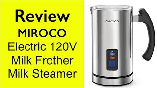 Review Miroco Milk Frother  How to make froth milk at home [upl. by Ros]