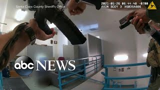 Body camera footage shows San Jose mass shooting [upl. by Narrat794]