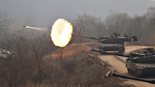 Worth The Watch For The Sounds Alone South Korean Main Battle Tanks In Action Loud Tank Live Fire [upl. by Bolton]