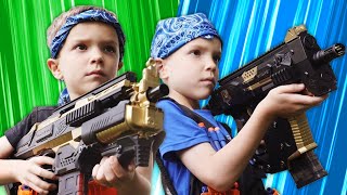 Nerf Battle Payback Time Rewind Twin Toys [upl. by Kessler]