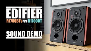 Edifier R1700BTs vs Edifier R1700BT  Sound Comparison [upl. by Eve]