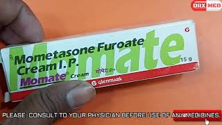 Mometasone  Momate cream  Mometasone furoate  Mometasone furoate cream [upl. by Drofiar]