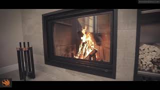 Valcourt EPAQualified Wood Burning Fireplace [upl. by Harmonie297]