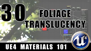 Foliage Translucency  UE4 Materials 101  Episode 30 [upl. by Alegnatal]