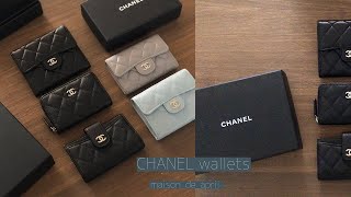 Wallets‘ Collection from CHANEL ｜香奈兒五款小皮件分享 限定款 季節色 [upl. by Yliah]