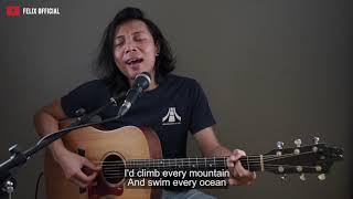 You Are The Reasons Calum Scott  Lyric  Felix Irwan Cover [upl. by Airol]