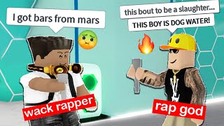 ROBLOX RAP BATTLES but im a RAP GOD [upl. by Haggar]