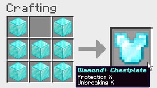 Minecraft UHC but you can craft DIAMOND BLOCK armor [upl. by Yttig]