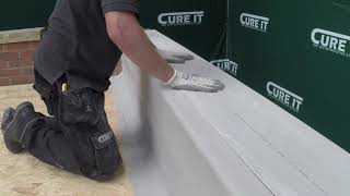 How to GRP a Parapet Wall using Cure It GRP [upl. by Donna492]