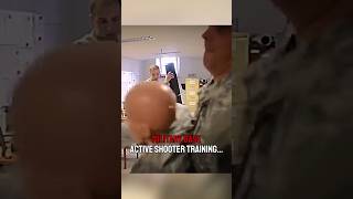 Military base active shooter scenario training‼️🤯 military army combat war [upl. by Shayna]