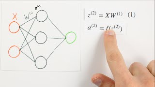 Neural Networks Demystified Part 2 Forward Propagation [upl. by Kemme]