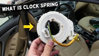 WHAT IS A CLOCK SPRING AND HOW IT WORKS [upl. by Adnerad]