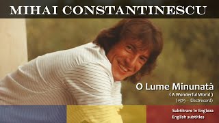 Mihai Constantinescu  O Lume Minunata 1979  A Wonderful World  English Translation [upl. by Anowahs]