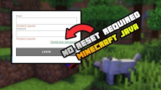 Minecraft Java  How To Retrieve Forgotten Minecraft Password [upl. by Eclud619]