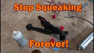 How to Fix Polyurethane Bushing Squeak Permanently [upl. by Mauchi197]