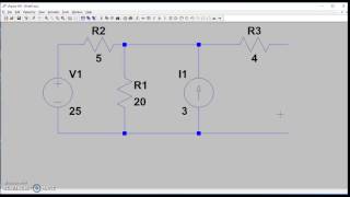 LT SPICE and Thevenin equivalent [upl. by Lippold]