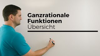 Ganzrationale Funktionen Übersicht Polynomfunktionen  Mathe by Daniel Jung [upl. by Campball]