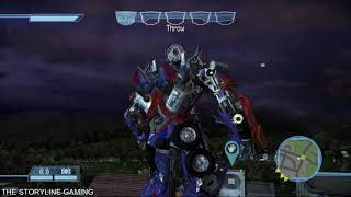 Transformers The Game  quotOptimus Primequot Free Roam Gameplay [upl. by Orlanta]