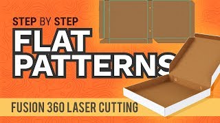 Fusion 360 Flat Patterns and Box Design [upl. by Malinda]