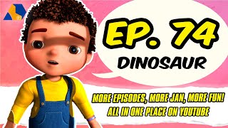 Jan Cartoon in Urdu  Dinosaur  Official Cartoon Remastered  S01 E74 [upl. by Kcirret]