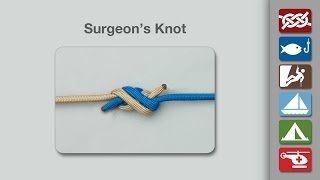 How to Tie a Surgeons Knot [upl. by Alleuqahs]