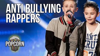 ANTI BULLYING DUOS RAP Brings Tears To Britains Got Talent Judges All Auditions Bars amp Melody [upl. by Llehsam]