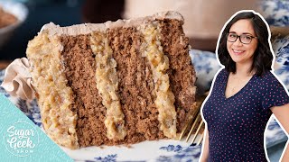 How To Make A Classic German Chocolate Cake [upl. by Nodlehs]