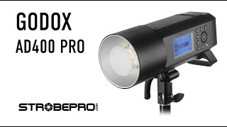 Godox AD400 Pro TTL Battery Strobe  Complete Walkthrough [upl. by Donell]