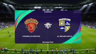 Ceramica Cleopatra vs AlMokawloon 22062023 Egypt Cup PES 2021 [upl. by Innattirb371]