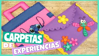 DIY  2 IDEAS DE CARPETAS DE EXPERIENCIAS [upl. by Lehplar396]