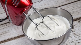 How to make a STABILIZED WHIPPED CREAM RECIPE with gelatin [upl. by Horatio]