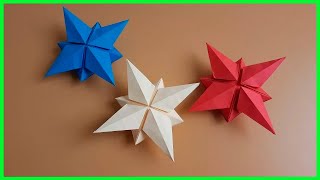 ▷ Cómo hacer una 🌟 ESTRELLA 3D 🌟 de papel  🌟 Estrellas en Origami [upl. by Idnar532]