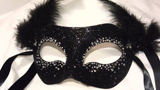 Masquerade Mask quot Night Skyquot DIY [upl. by Haldane]